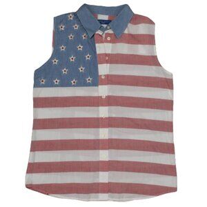 Stars & Stripes Karen Scott Sleeveless Top